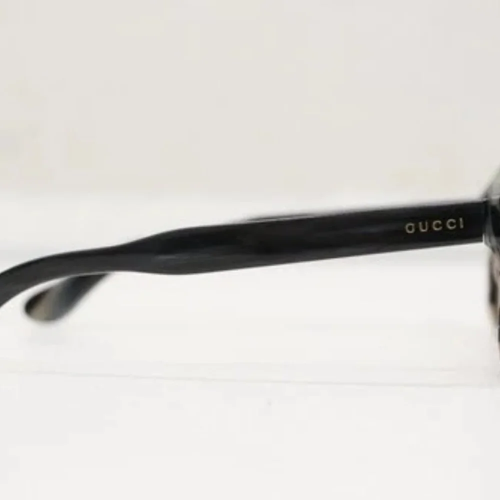 GUCCI GG0583S 004 55 19 Black/Gray Marble Brown Lens Sunglasses - Picture 9 of 10